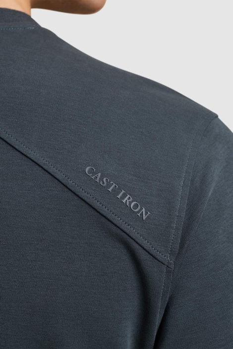 Cast Iron blauwe heren t-shirt | Unique Selling Point