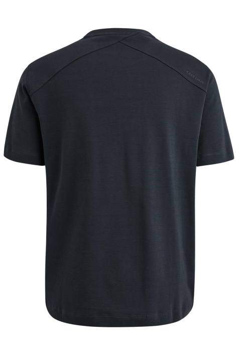 Cast Iron blauwe heren t-shirt | Achteraanzicht