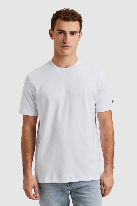 Cast Iron witte heren t-shirt | Model vooraanzicht