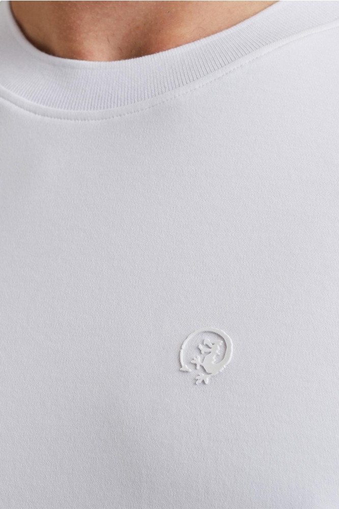 Cast Iron witte heren t-shirt | Kleurstaal