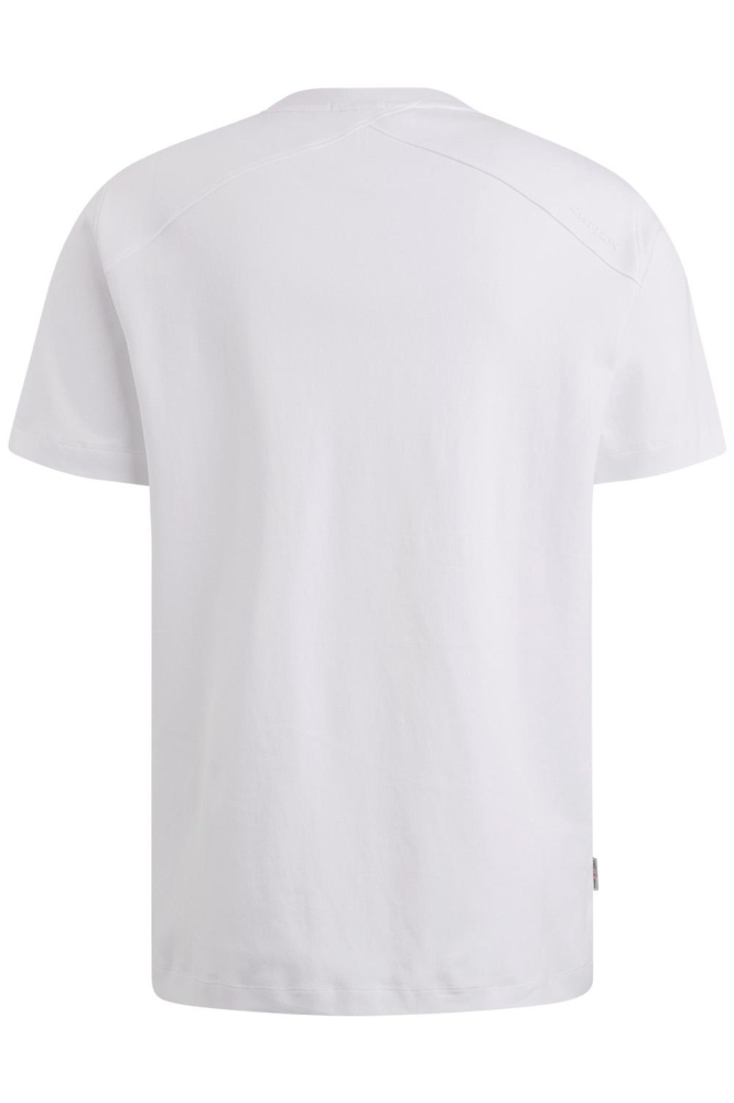 Cast Iron witte heren t-shirt | Achteraanzicht