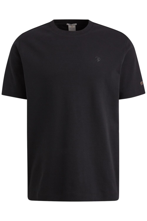 Cast Iron zwarte heren t-shirt | Vooraanzicht