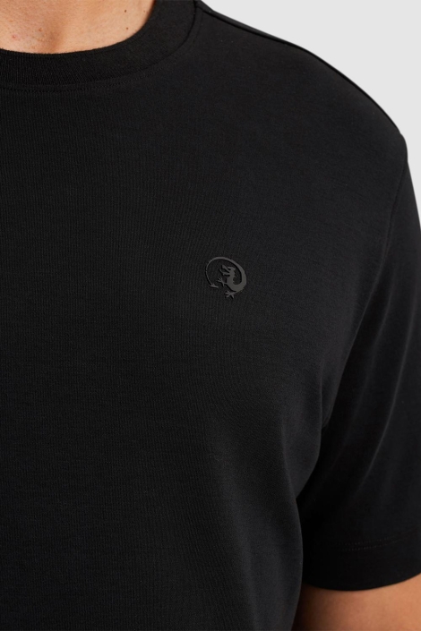 Cast Iron zwarte heren t-shirt | Kleurstaal