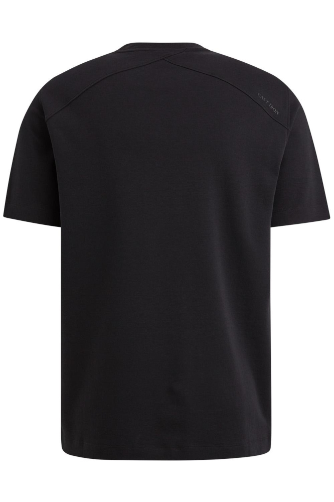 Cast Iron zwarte heren t-shirt | Achteraanzicht