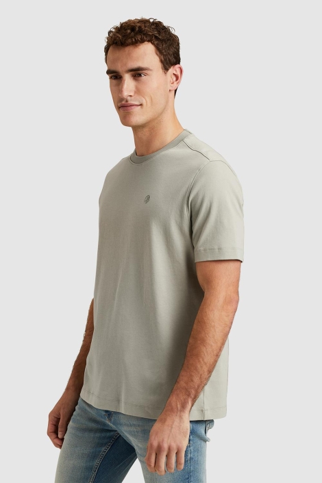 Cast Iron groene heren t-shirt | Model zijaanzicht