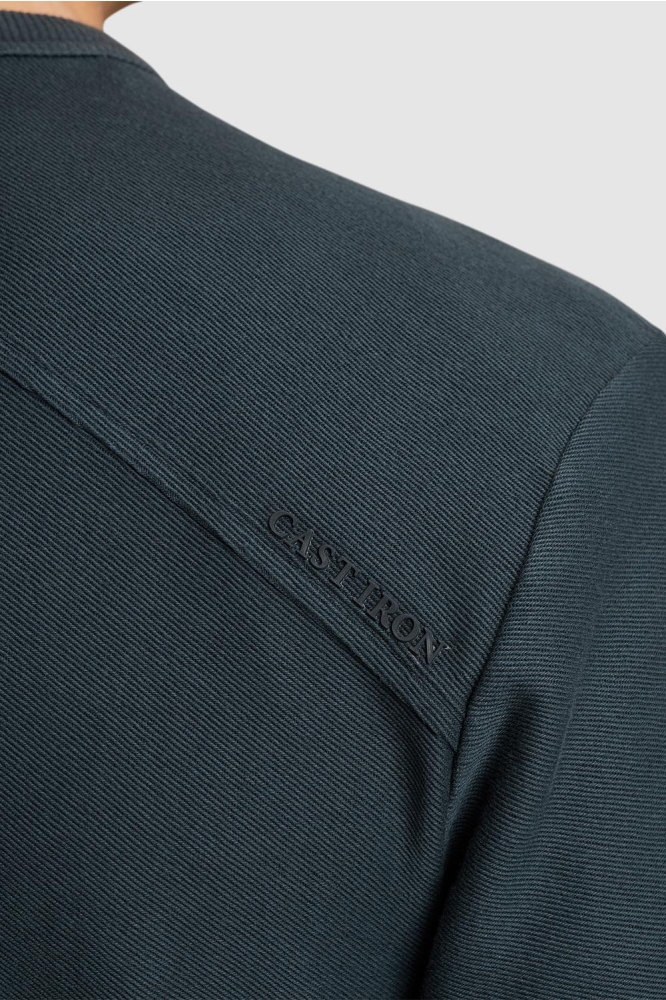 Cast Iron blauwe heren t-shirt | Unique Selling Point