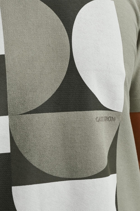 Cast Iron groene heren t-shirt | Unique Selling Point