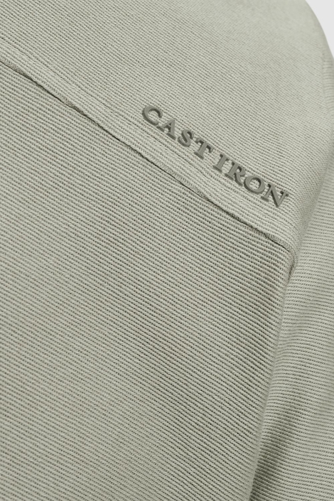 Cast Iron groene heren t-shirt | Kleurstaal