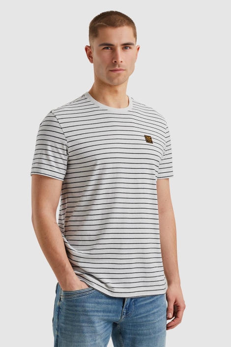 PME legend witte heren t-shirt | Model zijaanzicht