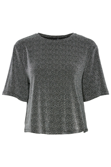 Pieces PCJINA SS OVERSIZE TEE JRS PWP BC 17160933 Black/ Silver lur