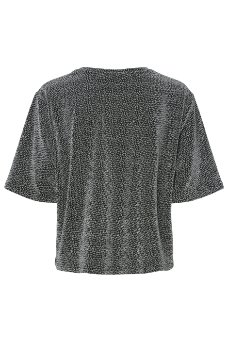 Pieces zwarte dames t-shirt | Achteraanzicht