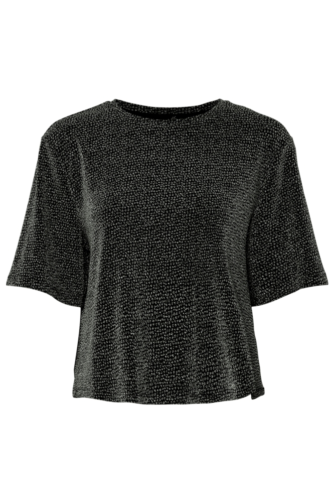 Pieces zwarte dames t-shirt | Vooraanzicht