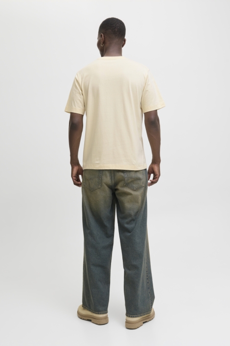 Jack & Jones beige heren t-shirt | Model