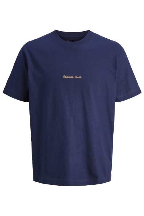 Jack & Jones blauwe heren t-shirt | Vooraanzicht