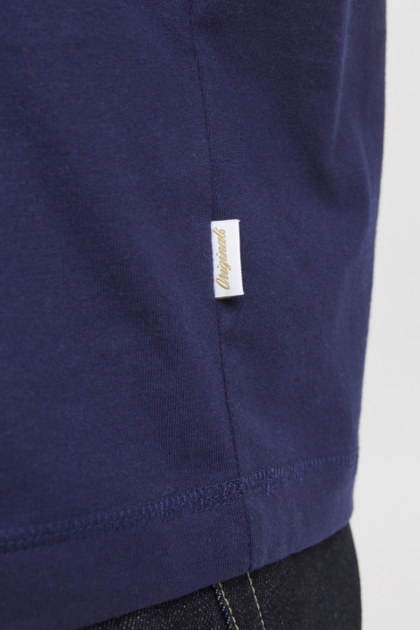 Jack & Jones blauwe heren t-shirt | Kleurstaal