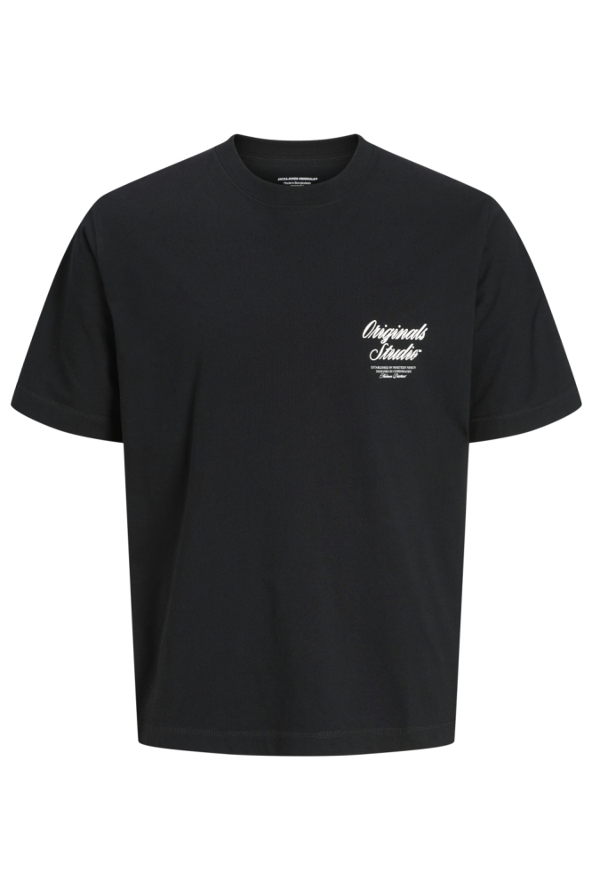 Jack & Jones zwarte heren t-shirt | Vooraanzicht