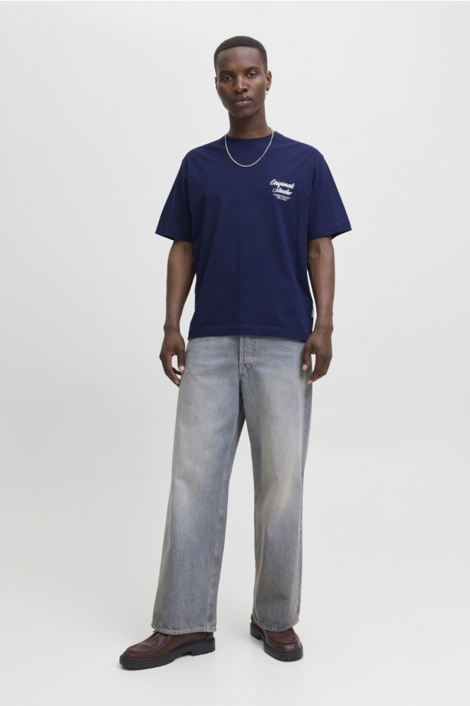 Jack & Jones blauwe heren t-shirt | Model