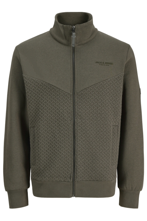 Jack & Jones groene heren vest | Vooraanzicht