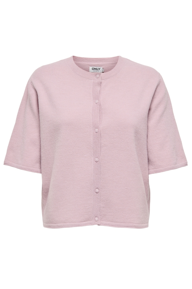 Only roze dames vest | Achteraanzicht