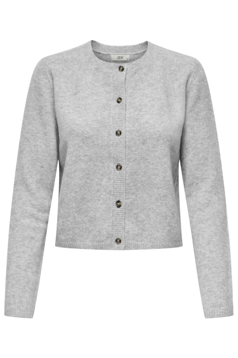 Jacqueline de Yong grijze dames vest | Vooraanzicht