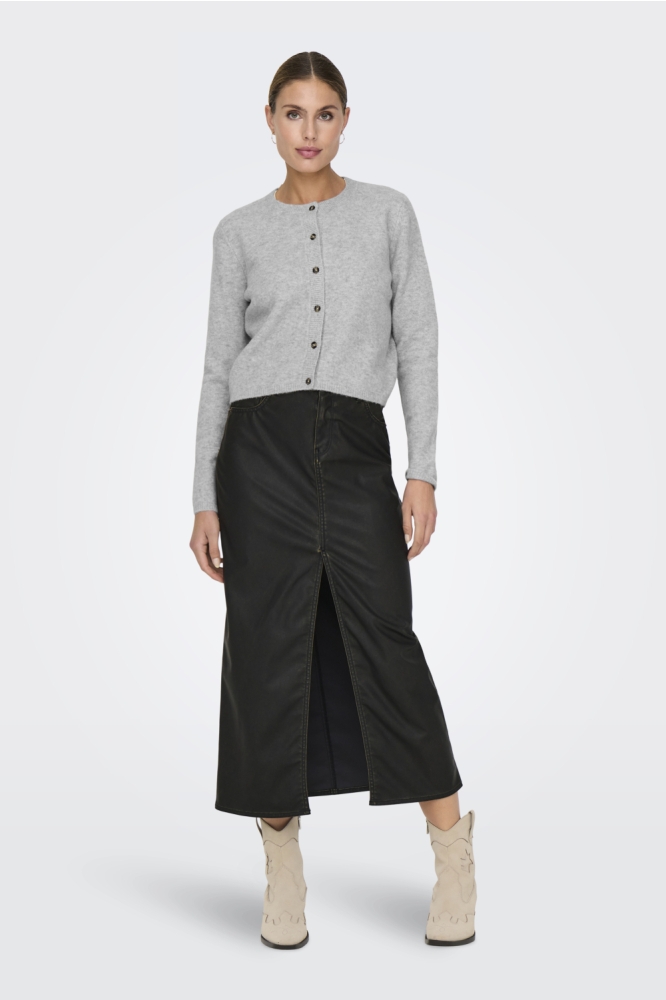 Jacqueline de Yong grijze dames vest | Model