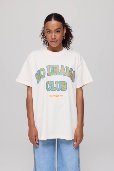 Harper & Yve NODRAMACLUB SS AW25Y307 101 Ecru