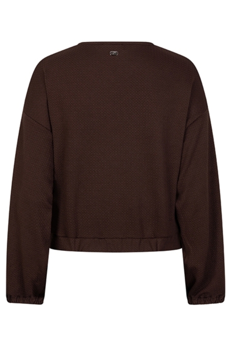 Lofty Manner bruine dames t-shirt | Achteraanzicht