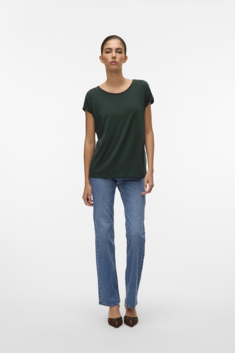 Vero Moda groene dames t-shirt | Model