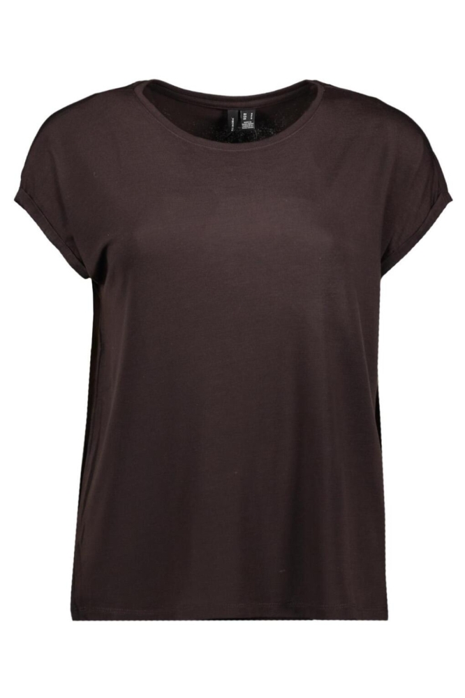 Vero Moda bruine dames t-shirt | Vooraanzicht