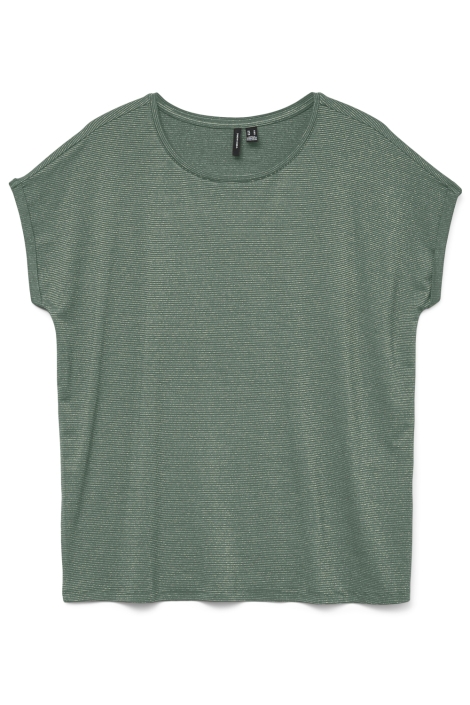 Vero Moda groene dames t-shirt | Vooraanzicht