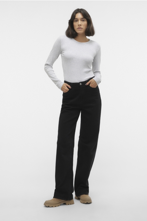 Vero Moda grijze dames t-shirt | Model