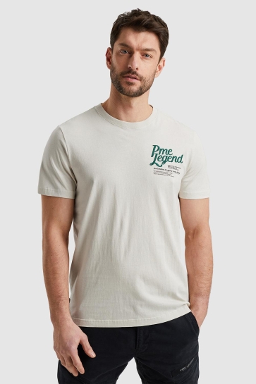 PME legend short sleeve r-neck single jersey Beige