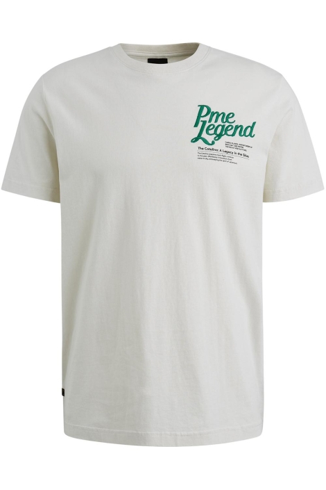 PME legend beige heren t-shirt | Vooraanzicht