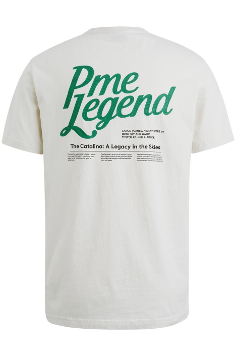 PME legend beige heren t-shirt | Achteraanzicht