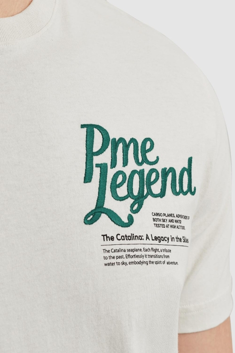 PME legend beige heren t-shirt | Unique Selling Point