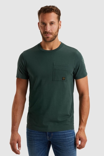 PME legend short sleeve r-neck play single je Groen