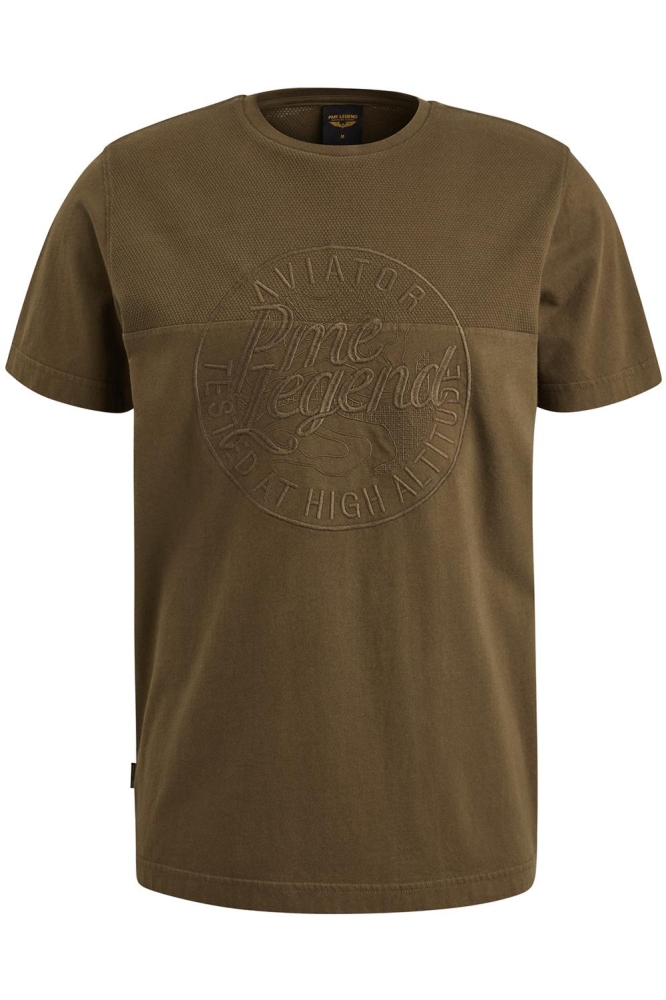 PME legend groene heren t-shirt | Vooraanzicht