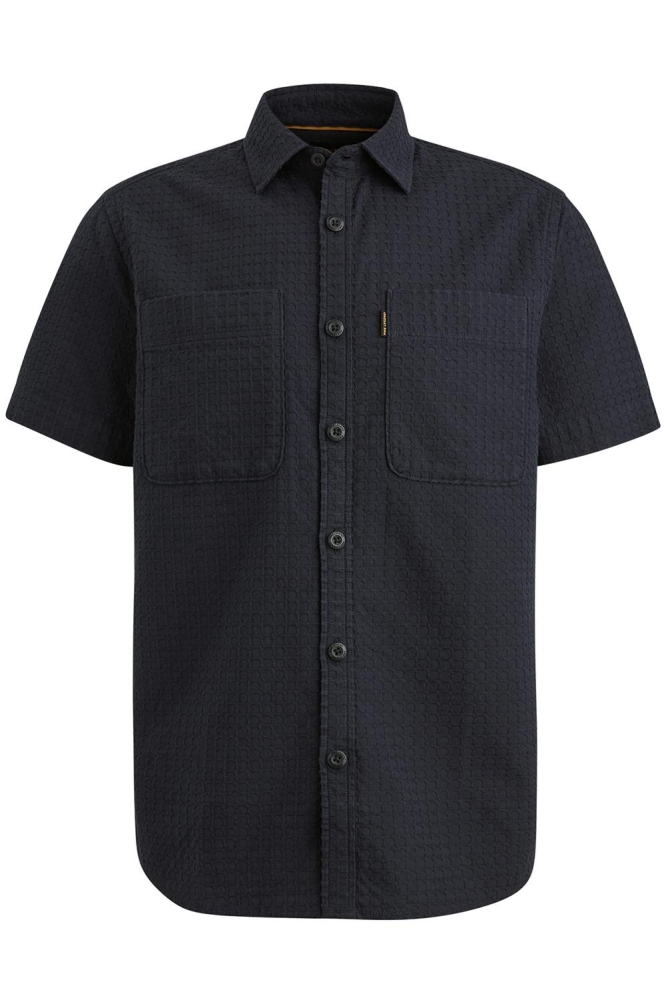 PME legend blauwe heren overhemd | Vooraanzicht