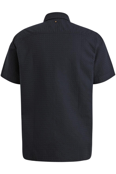 PME legend blauwe heren overhemd | Achteraanzicht