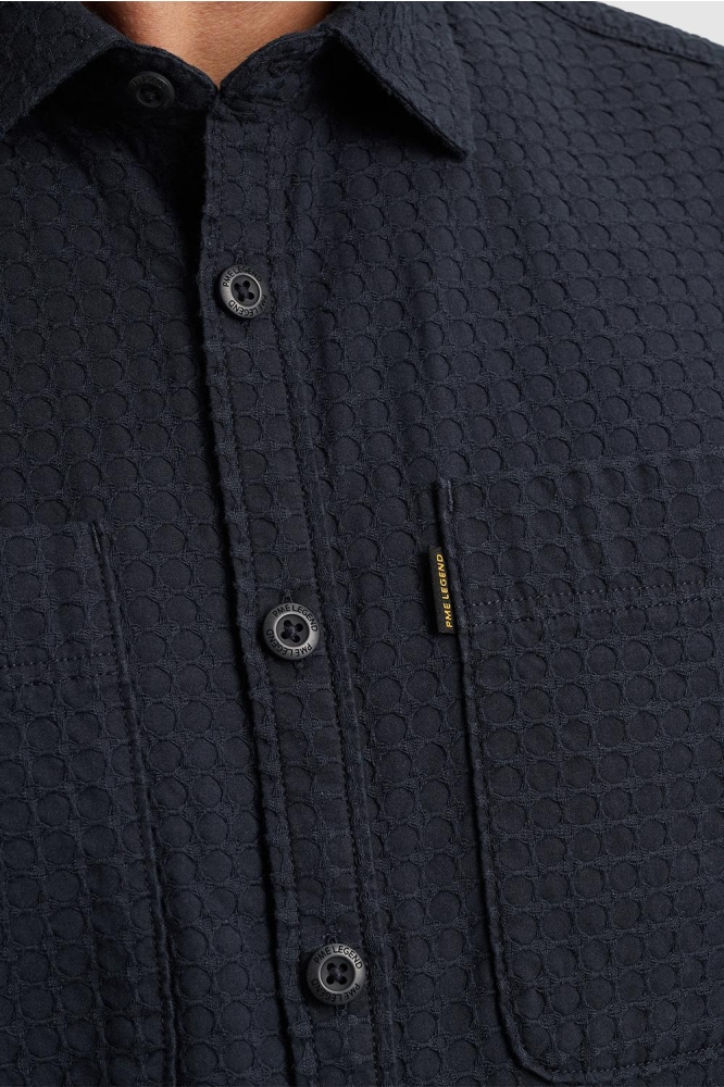 PME legend blauwe heren overhemd | Kleurstaal