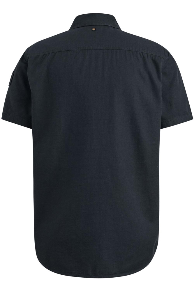 PME legend blauwe heren overhemd | Achteraanzicht