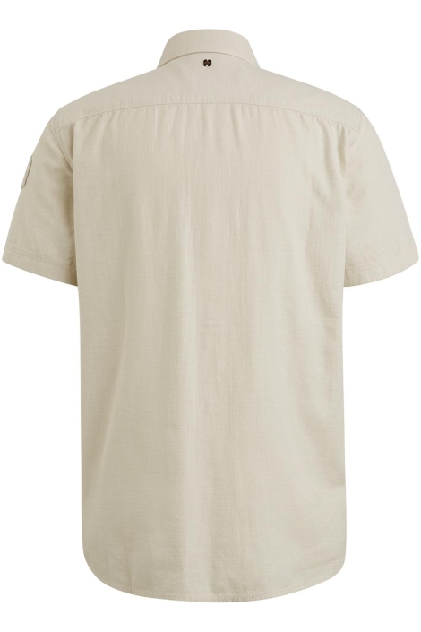 PME legend beige heren overhemd | Achteraanzicht