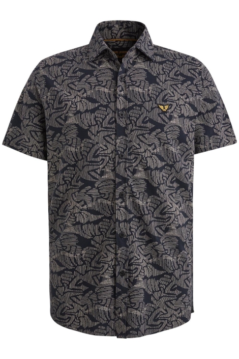 PME legend blauwe heren overhemd | Vooraanzicht