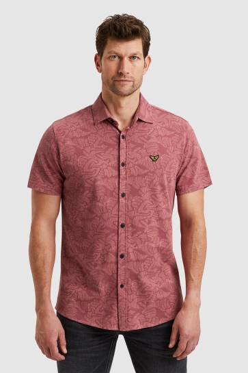 PME legend short sleeve shirt print on jersey Roze