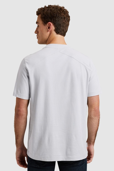 Cast Iron witte heren t-shirt | Model achteraanzicht