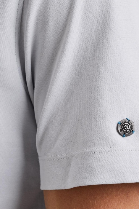 Cast Iron witte heren t-shirt | Close up