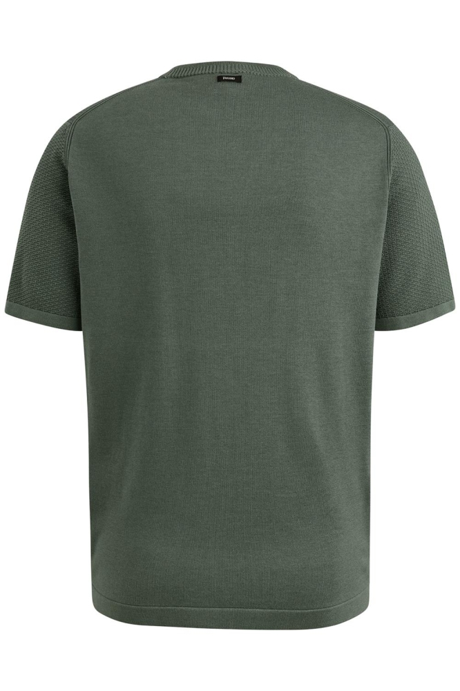 Vanguard groene heren t-shirt | Achteraanzicht