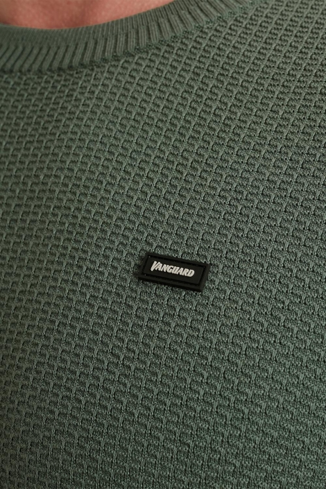 Vanguard groene heren t-shirt | Kleurstaal