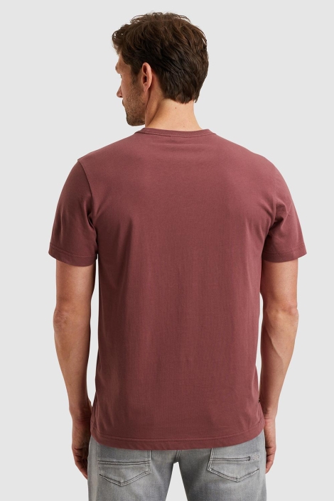 PME legend roze heren t-shirt | Model achteraanzicht