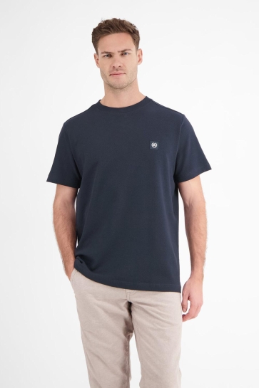 Lerros T-SHIRT IN WAFEL PIQUE 2533012 485
